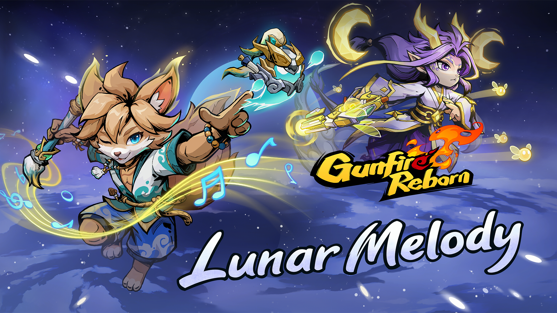 Gunfire Reborn получит DLC Lunar Melody с двумя героями и четырьмя пушками