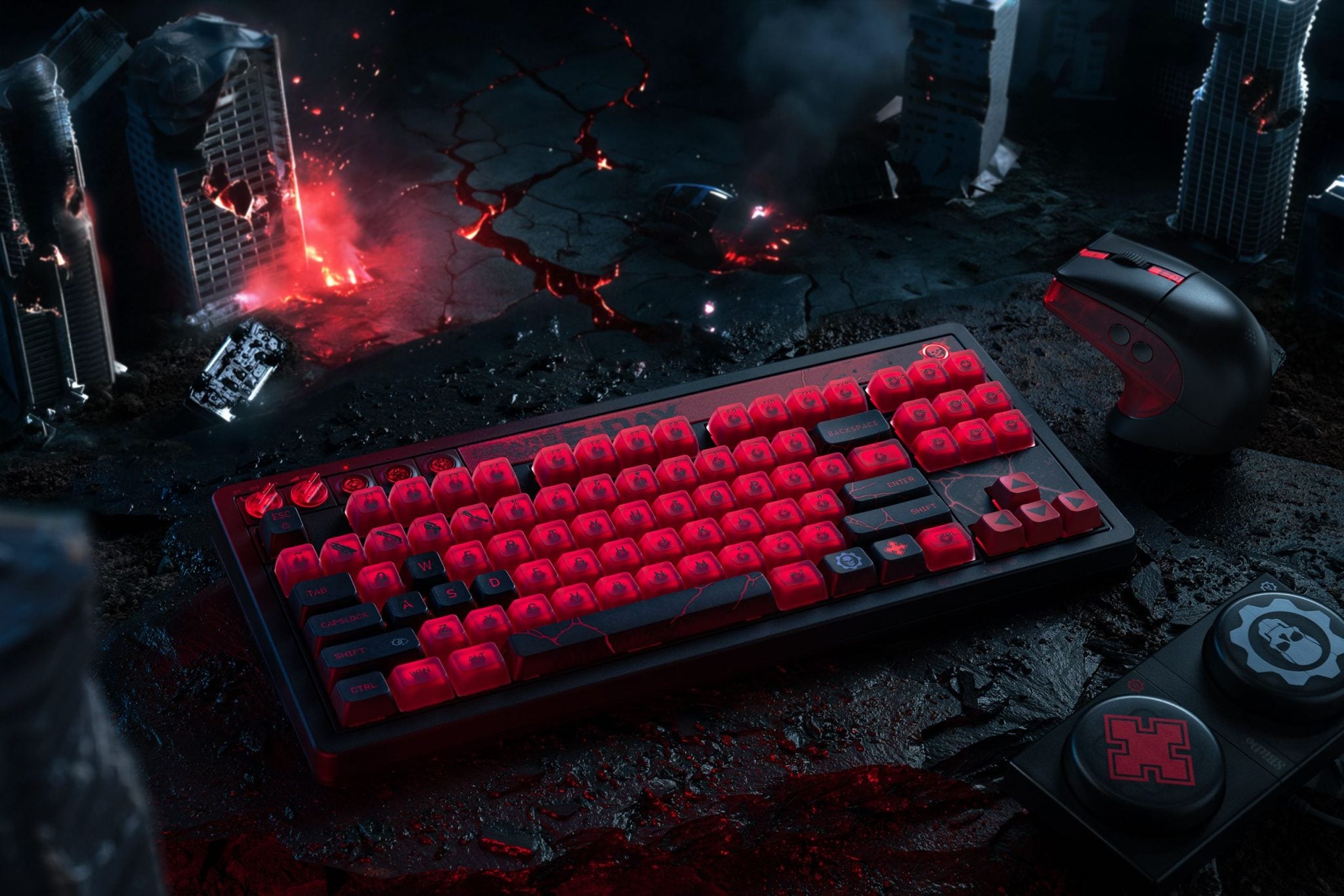 8Bitdo выпустила клавиатуру и мышь в стиле Gears of War: E-Day