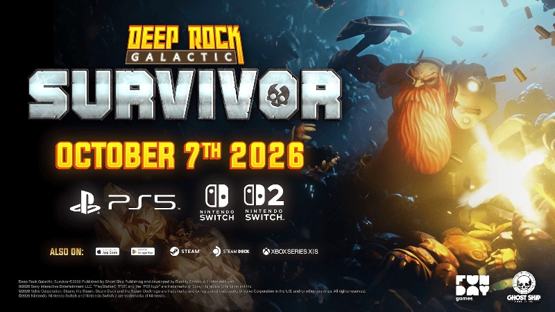 Deep Rock Galactic: Survivor доберётся до консолей Nintendo и PlayStation 7 октября